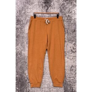 Vuori Performance Jogger Pants Large Womens Gold Dreamknit Cropped
